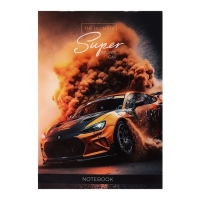 Набор блокнотов А5, 40 листов в клетку на скрепке "Авто", обложка мелованный картон, блок офсет, 4 штуки Набор блокнотов А5, 40 листов в клетку на скрепке "Авто", обложка мелованный картон, блок офсет, 4 штуки