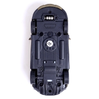 Машина металлическая &laquo;Купе&raquo;, инерционная, 1:28, световые и звуковые эффекты, открываются двери, цвет зелёный