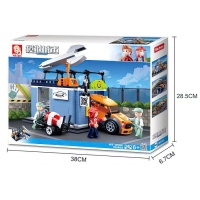 Конструктор Город &laquo;Автосервис&raquo;, 340 деталей