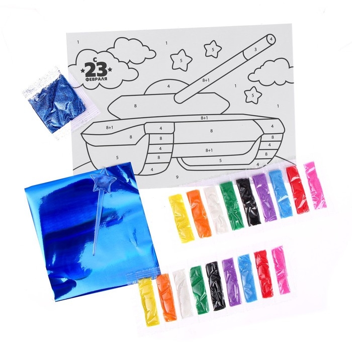 Фреска сияющая &laquo;Танк&raquo;