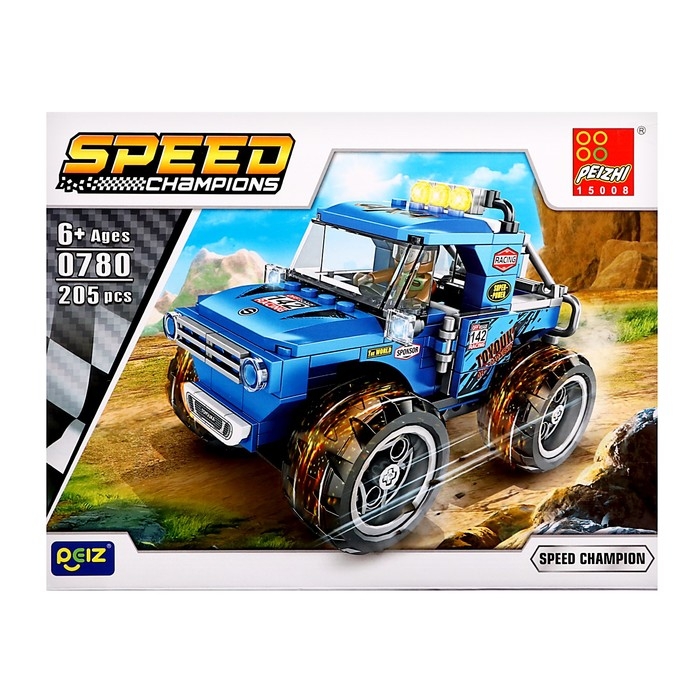 Конструктор Гонка &laquo;Бездорожье&raquo;, 205 деталей