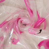 Штора для ванной комнаты SAVANNA &laquo;Фламинго&raquo;, с люверсами, 180&times;180 см, PEVA