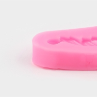 Молд Доляна &laquo;Лепнина&raquo;, силикон, 14,3&times;4,7&times;0,9 см, цвет розовый