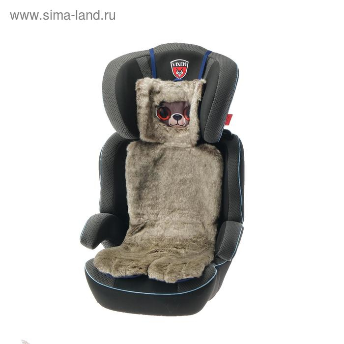 Накидка «АВТОНЯША» для детского автокресла, Мишка, серая Накидка «АВТОНЯША» для детского автокресла, Мишка, серая