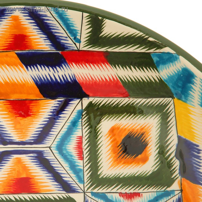 Ляган круглый Риштанская Керамика, 41см МИКС Ляган круглый Риштанская Керамика, 41см МИКС