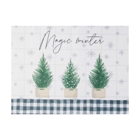 Салфетка новогодняя на стол &laquo;Magic winter&raquo;, 30х40 см, оксфорд, полиэстер