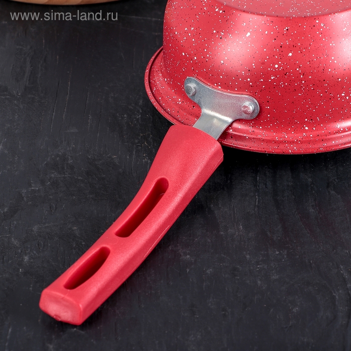 Ковш &laquo;Селект&raquo;, 16&times;7 см, пластиковая ручка, цвет розовый