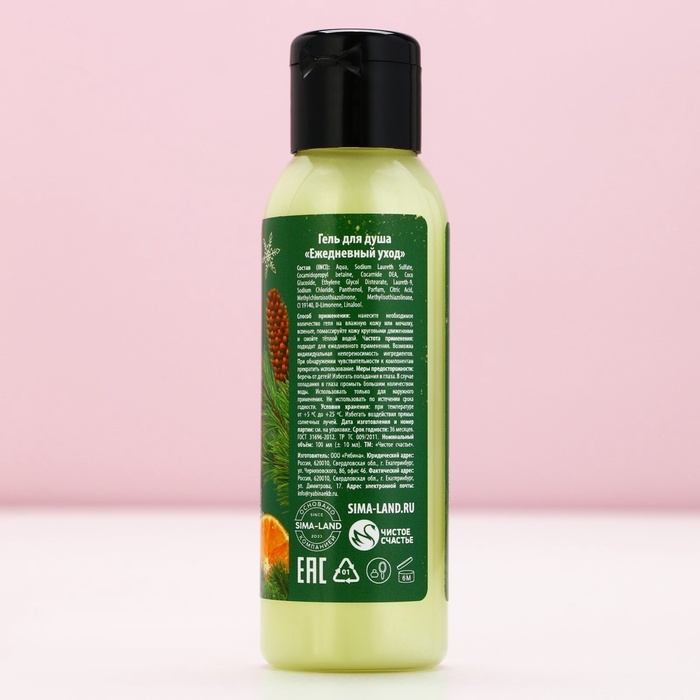 Подарочный набор косметики &laquo;С Новым Годом!&raquo;, гель для душа 100 мл и бомбочка для ванны 40 г, Новый Год