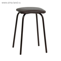 Табурет "Эконом" квадратный, Антик медный/шоколад