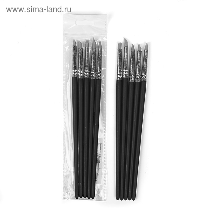 Набор кистей латекс 5 штук, маленькие