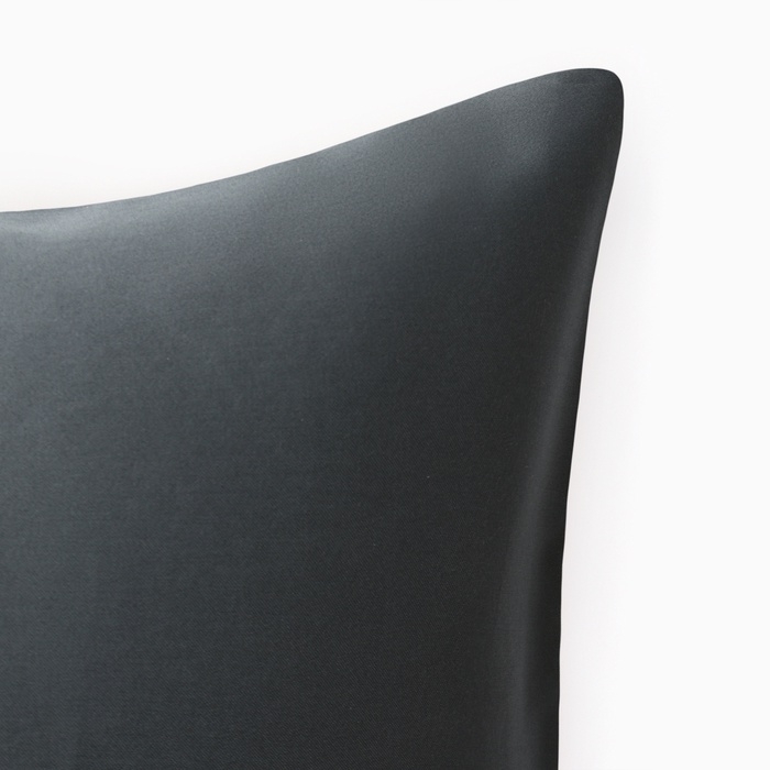 Наволочка Наволочка "Этель" 50х70 см , цвет тёмно-серый, 100% хл, мако-сатин 114г/м