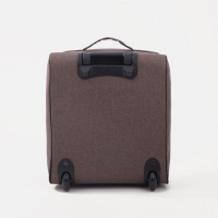 Пилот-кейс 16", &laquo;Сакси&raquo;, отдел на молнии, наружный карман, цвет коричневый