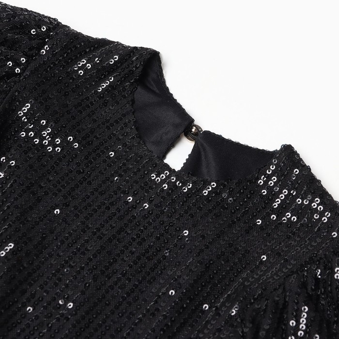 Платье нарядное для девочки KAFTAN размер 36 (134-140 см), черный