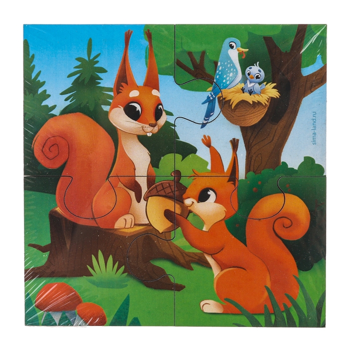 Пазлы &laquo;Лесные звери&raquo;