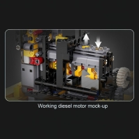 Конструктор радиоуправляемый «Строительный бульдозер», 2826 деталей, масштаб 1:17 Конструктор радиоуправляемый «Строительный бульдозер», 2826 деталей, масштаб 1:17