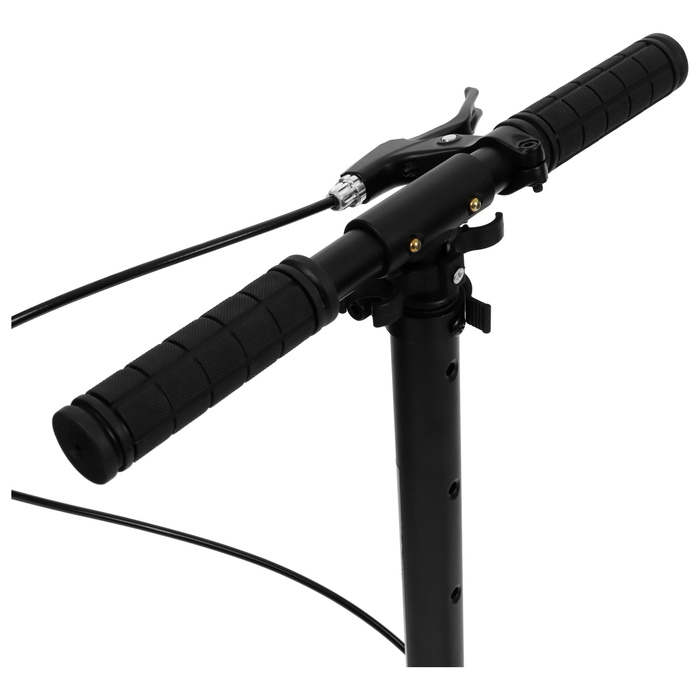 Cамокат городской GRAFFITI Technology 200, складной, колёса PU 200 мм, ABEC 7, амортизатор задний, цвет чёрный Cамокат городской GRAFFITI Technology 200, складной, колёса PU 200 мм, ABEC 7, амортизатор задний, цвет чёрный