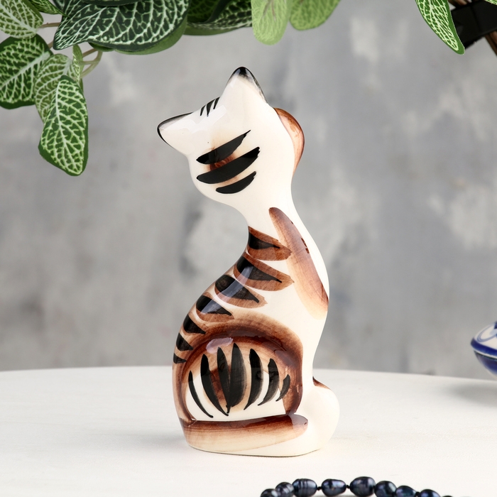 Сувенир Сувенир "Кот с кошкой на удачу", 2 шт, гжель цвет