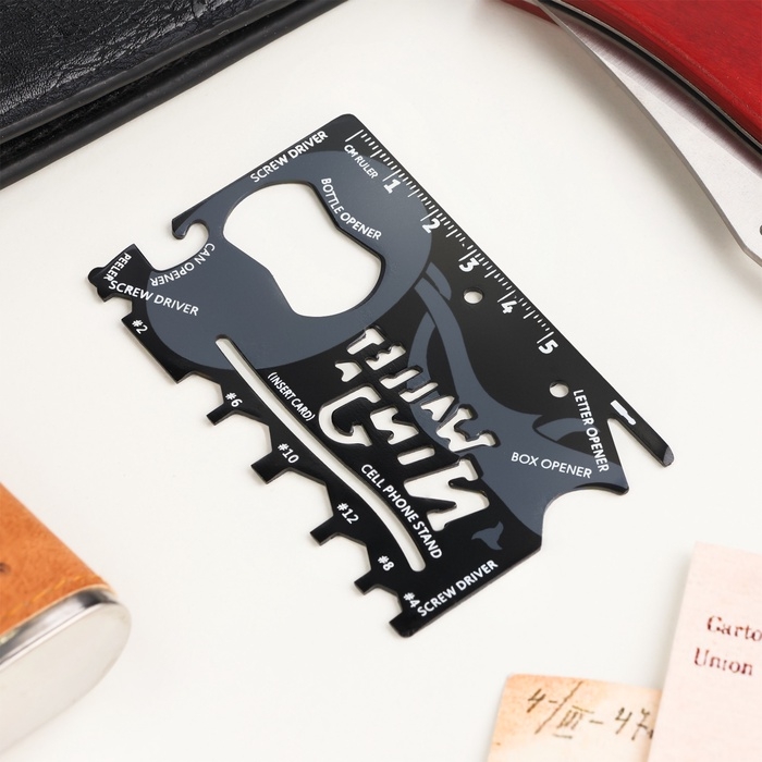 Карта выживания в чехле Wallet ninja 0,5х5,5х8,5см Карта выживания в чехле Wallet ninja 0,5х5,5х8,5см