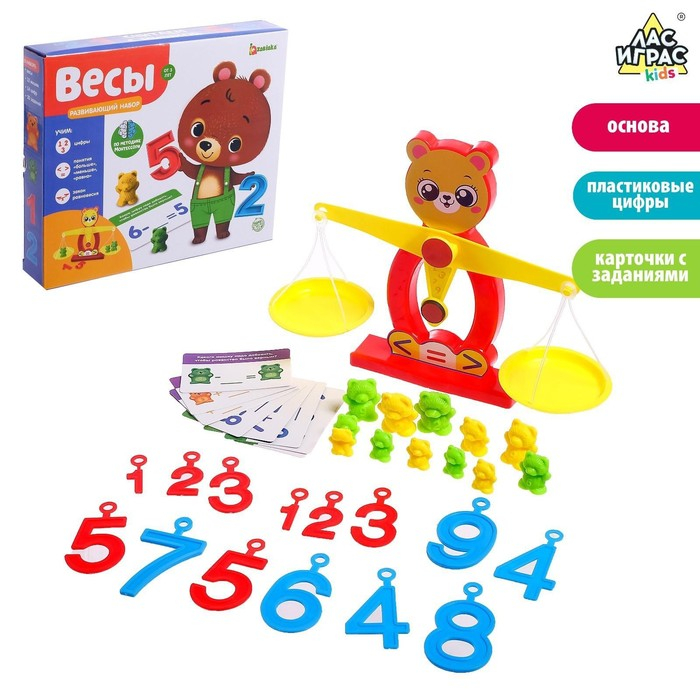 Развивающий набор &laquo;Весы&raquo;, мишка