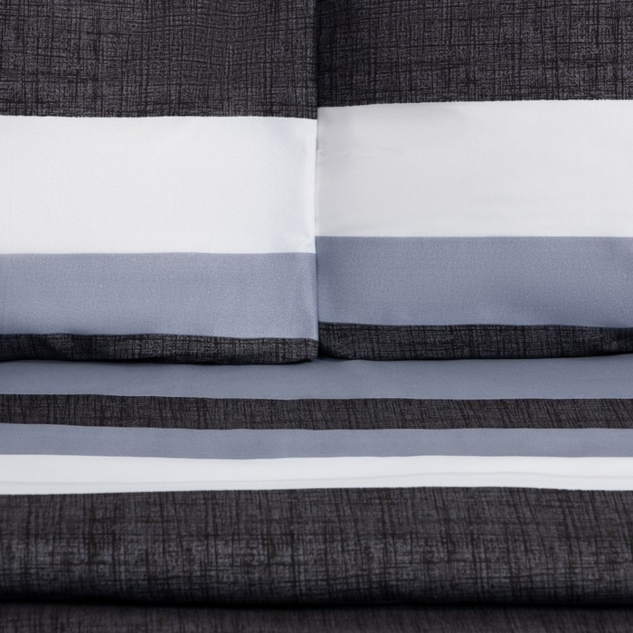 Постельное бельё Экономь и Я Дуэт «Полосы» 143*215см-2шт, 215*240см, 50*70см-2шт Постельное бельё Экономь и Я Дуэт «Полосы» 143*215см-2шт, 215*240см, 50*70см-2шт