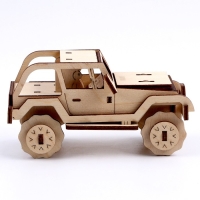 Конструктор из дерева &laquo;Джип&raquo;, 12х6х6,5