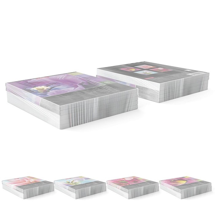 Тетрадь 96 листов в клетку, ErichKrause Тетрадь 96 листов в клетку, ErichKrause "Цветовая палитра", обложка мелованный картон, УФ-лак, блок офсет 100% белизна, МИКС