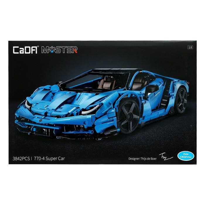 Конструктор техно &laquo;Спорткар&raquo;, 3842 детали