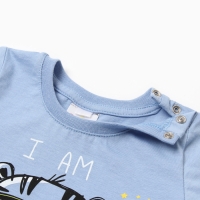 Футболка для мальчика, цвет голубой, рост 74 см Футболка для мальчика, цвет голубой, рост 74 см