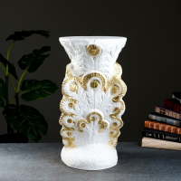 Фигура - подставка "Жар птица" белое золото, 39х32х52см