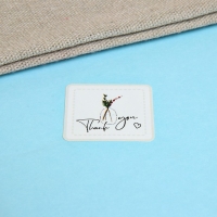 Новый год. Наклейки в рулоне "Искусство", 500 шт, 3,0 х 3,0 см