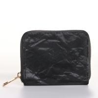 Кошелёк женский на молнии, цвет чёрный Кошелёк женский на молнии, цвет чёрный