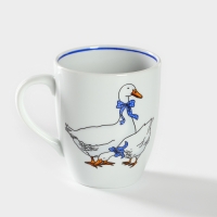 Набор фарфоровый для завтрака &laquo;Гуси&raquo;, 3 предмета