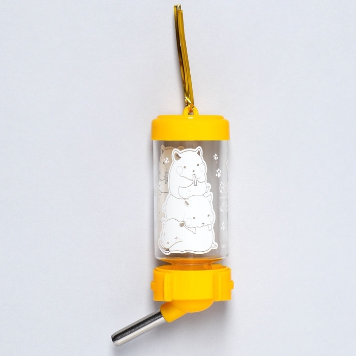 Поилка для грызунов &laquo;Пирамида&raquo; 80 мл, 9х4.5 см, микс цветов