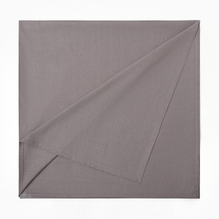 Скатерть Этель ECO, цв. серый, 136х300 см, 70% хл, 30% лён, 190 г/м2