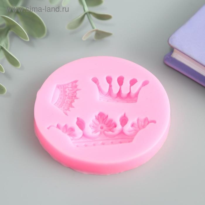 Молд силикон Молд силикон "Короны" 3 предмета 0,8х6,5х6,5 см