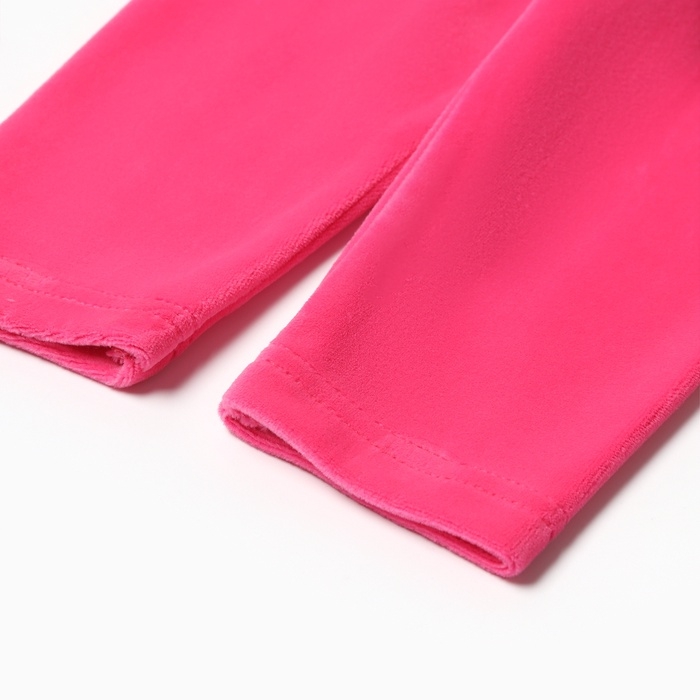 Брюки (леггинсы) Крошка Я Plushy, р. 86-92 см, фуксия