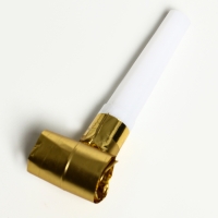 Карнавальный язычок «Праздник», набор 6 шт., цвет золотой Карнавальный язычок «Праздник», набор 6 шт., цвет золотой