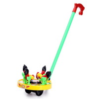 Каталка на палке «Курочки», цвета МИКС Каталка на палке «Курочки», цвета МИКС