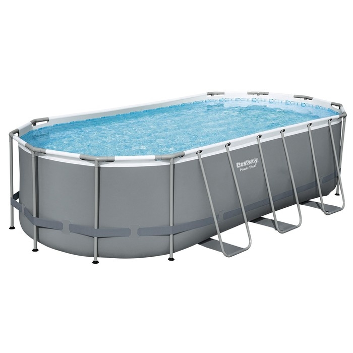 Бассейн каркасный Bestway Power Steel, 549&times;274&times;122 см, фильтр-насос, тент, лестница, 56710