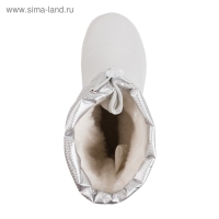 Сапоги детские ЭВА, комбинированный верх, цвет жемчужный, размер 27