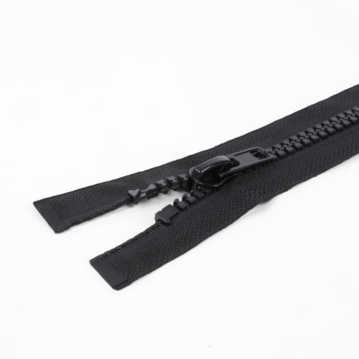 Молния &laquo;Трактор&raquo;, №8, разъёмная, замок автомат, 100 см, цвет чёрный, цена за 1 штуку