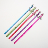 Ошейник лаковый "Радуга", 30 х 1 см, микс Ошейник лаковый "Радуга", 30 х 1 см, микс