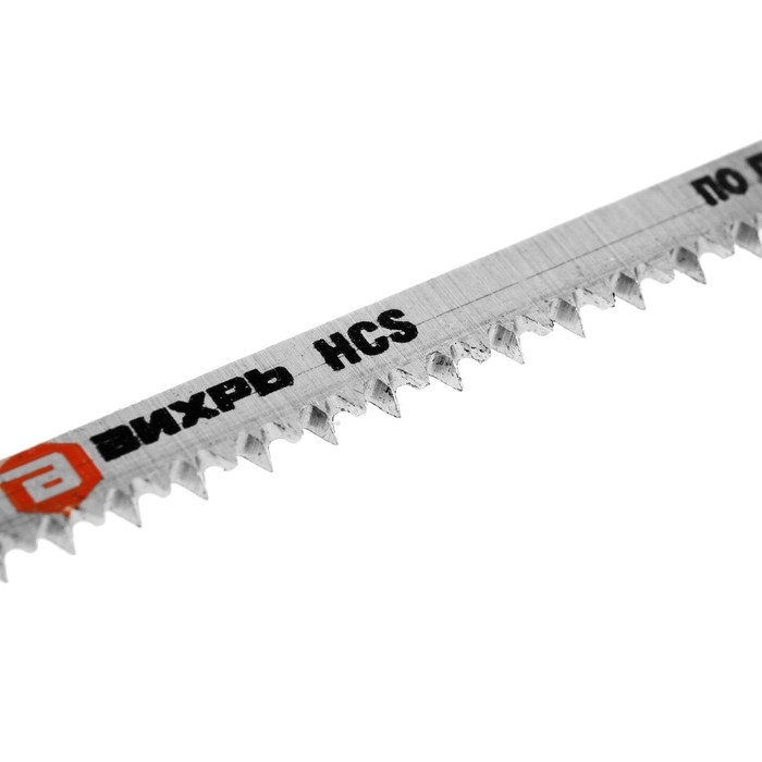 Пилки для лобзика "Вихрь" Т101АО, по ламинату, чистый, криволинейный рез, 76 х 50 мм, 2 шт.