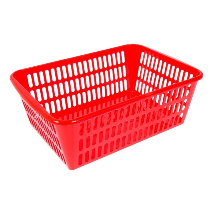 Корзина для хранения, 36&times;25&times;12.5 см, цвет МИКС