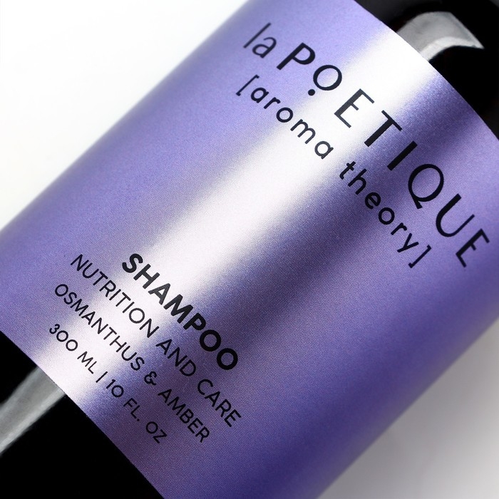 Шампунь для волос, питание и уход, 300 мл, аромат османтуса и амбры, LA POETIQUE Шампунь для волос, питание и уход, 300 мл, аромат османтуса и амбры, LA POETIQUE
