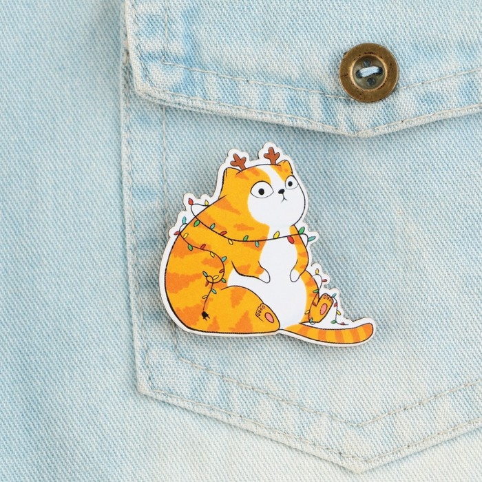 Значок новогодний «Новый год: Талисман от сглаза», 4,7 х 4,5 см Значок новогодний «Новый год: Талисман от сглаза», 4,7 х 4,5 см