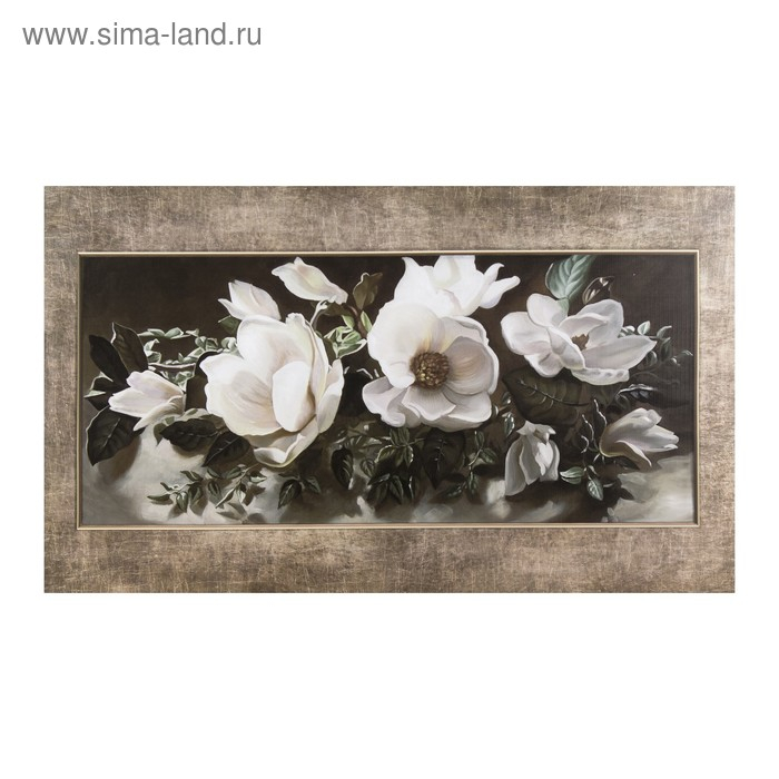 Картина на холсте "Цветочная композиция" 60*100 см