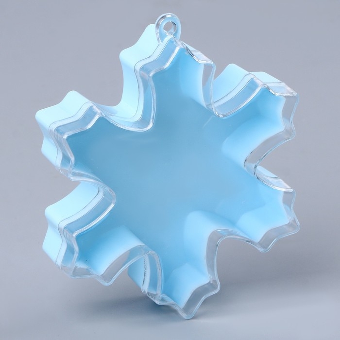 Новый год! Основа для творчества и декорирования &laquo;Снежинка&raquo;, набор 3 шт., размер 1 шт. &mdash; 8 &times; 9 &times; 2,5 см