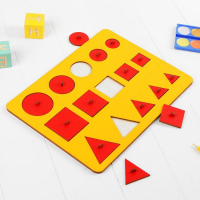 Рамки-вкладыши М.Монтессори &laquo;Больше-меньше&raquo;, МИКС