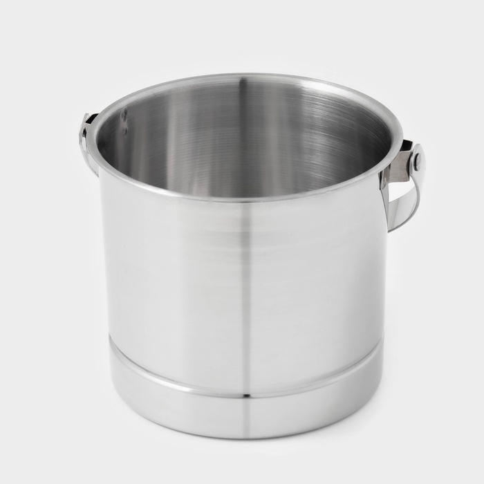 Ведро для льда из нержавеющей стали, 1,3 л, 14,5×12,5 см Ведро для льда из нержавеющей стали, 1,3 л, 14,5×12,5 см